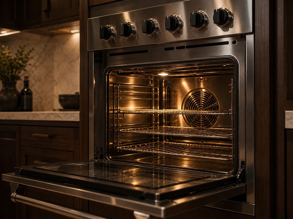 Viking wall oven calibrated and repaired in a Belmont kitchen